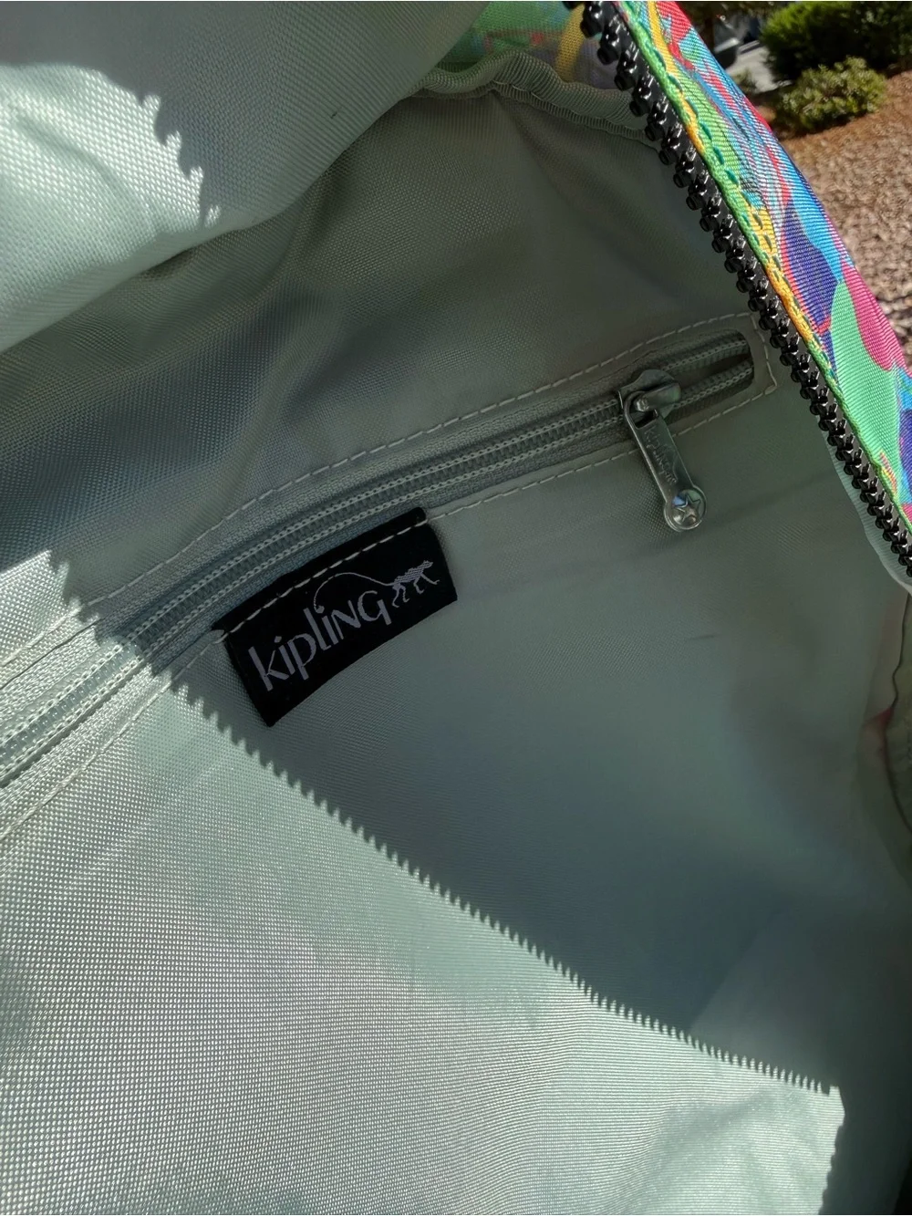 Kipling art party hike backpack